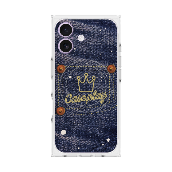 Premium Square Case with MagSafe［ Denim Used Jeans ］