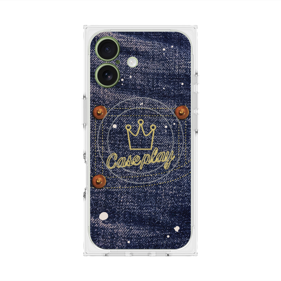 Premium Square Case with MagSafe［ Denim Used Jeans ］