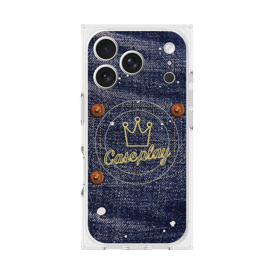 Premium Square Case with MagSafe［ Denim Used Jeans ］