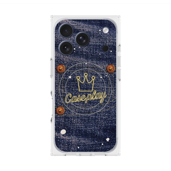 Premium Square Case with MagSafe［ Denim Used Jeans ］