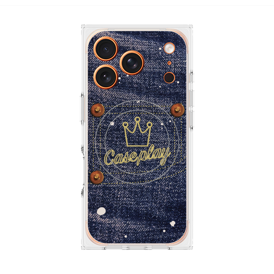 Premium Square Case with MagSafe［ Denim Used Jeans ］