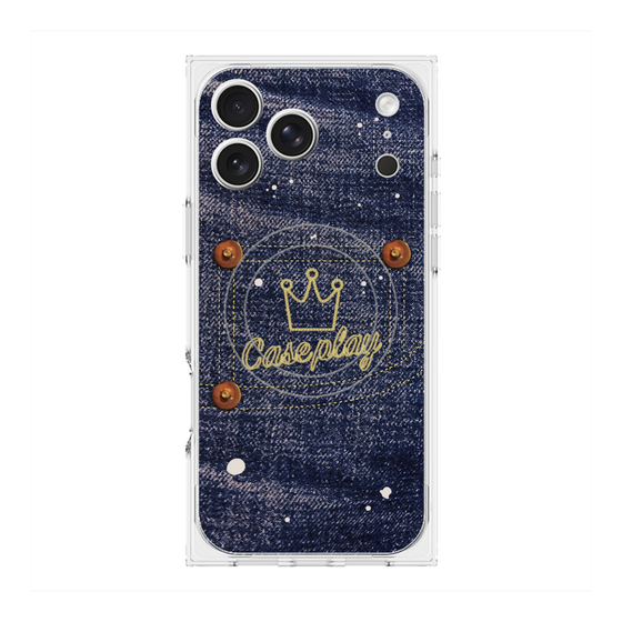 Premium Square Case with MagSafe［ Denim Used Jeans ］