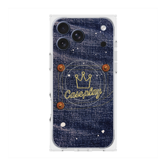 Premium Square Case with MagSafe［ Denim Used Jeans ］