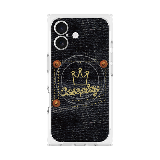 Premium Square Case with MagSafe［ Denim Indigo Jeans ］