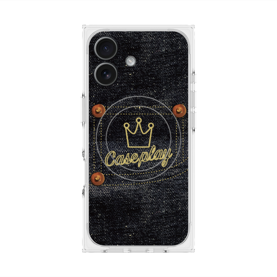 Premium Square Case with MagSafe［ Denim Indigo Jeans ］