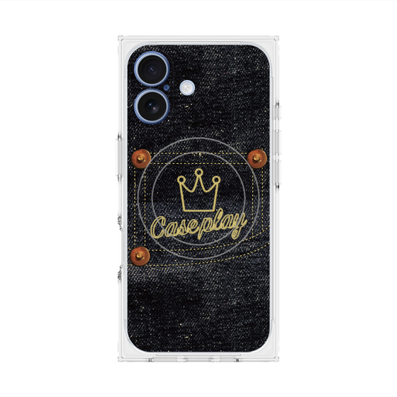 Premium Square Case with MagSafe［ Denim Indigo Jeans ］