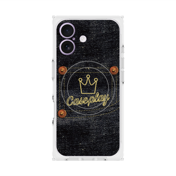 Premium Square Case with MagSafe［ Denim Indigo Jeans ］