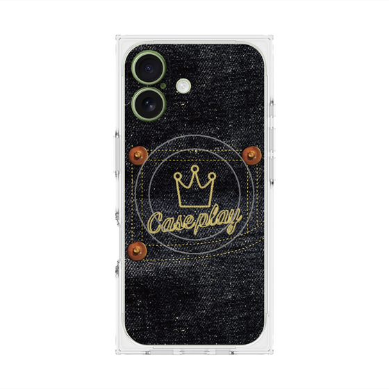 Premium Square Case with MagSafe［ Denim Indigo Jeans ］