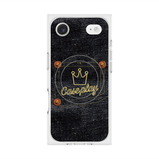 Premium Square Case with MagSafe［ Denim Indigo Jeans ］