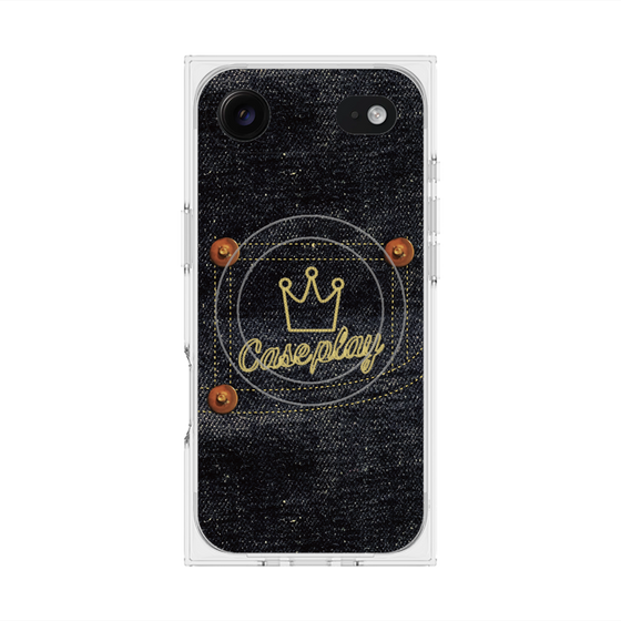 Premium Square Case with MagSafe［ Denim Indigo Jeans ］