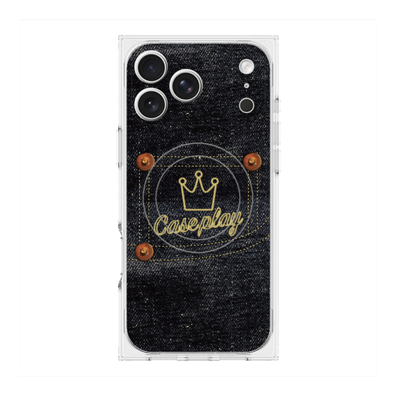 Premium Square Case with MagSafe［ Denim Indigo Jeans ］