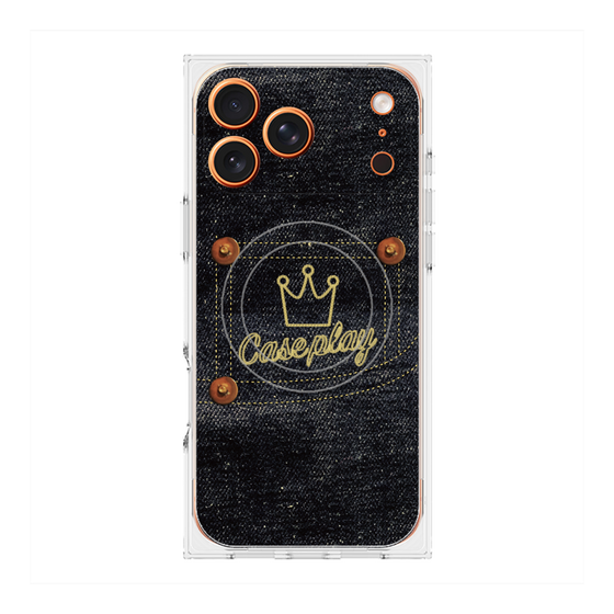 Premium Square Case with MagSafe［ Denim Indigo Jeans ］