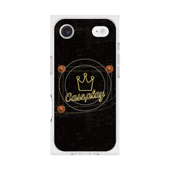 Premium Square Case with MagSafe［ Denim Black Jeans ］