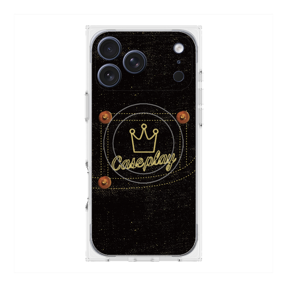 Premium Square Case with MagSafe［ Denim Black Jeans ］