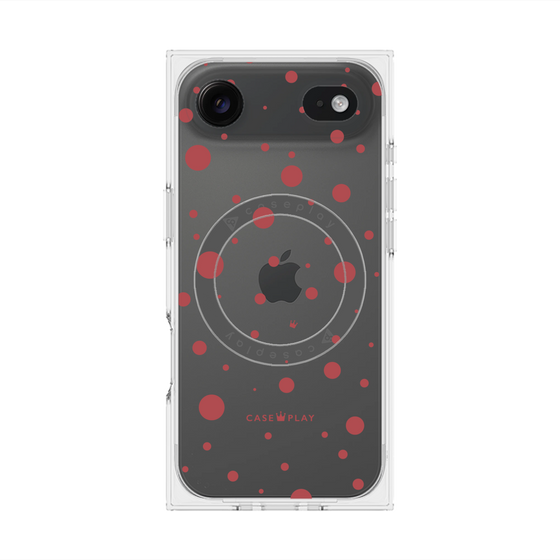 Premium Square Case with MagSafe［ Dippin Dots Red ］