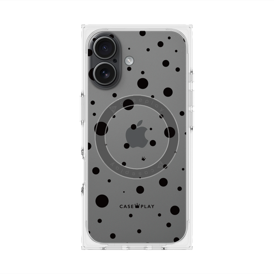 Premium Square Case with MagSafe［ Dippin Dots Black ］