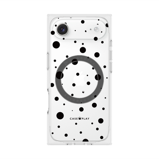 Premium Square Case with MagSafe［ Dippin Dots Black ］