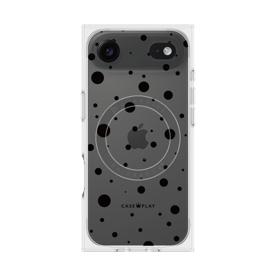 Premium Square Case with MagSafe［ Dippin Dots Black ］