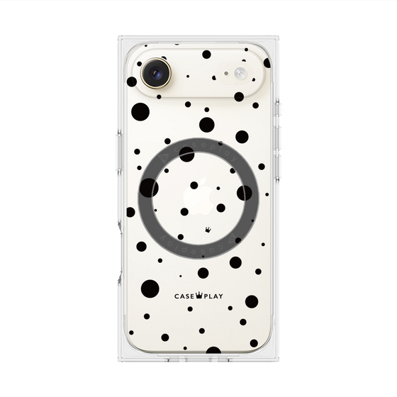 Premium Square Case with MagSafe［ Dippin Dots Black ］