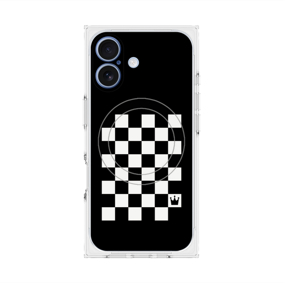 Premium Square Case with MagSafe［ Racing Checkered Flag ］