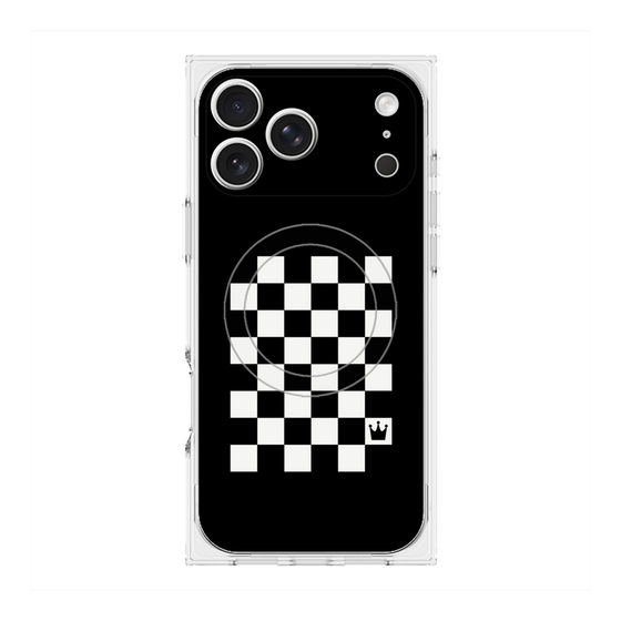 Premium Square Case with MagSafe［ Racing Checkered Flag ］