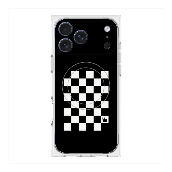 Premium Square Case with MagSafe［ Racing Checkered Flag ］