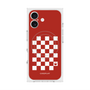 Premium Square Case with MagSafe［ Racing Checkered Flag Red ］