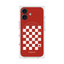 Premium Square Case with MagSafe［ Racing Checkered Flag Red ］