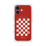Premium Square Case with MagSafe［ Racing Checkered Flag Red ］