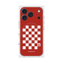 Premium Square Case with MagSafe［ Racing Checkered Flag Red ］