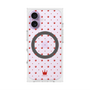 Premium Square Case with MagSafe［ CASEPLAY Crown Dots Red ］