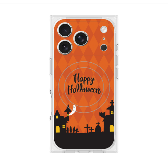Premium Square Case with MagSafe［ Halloween World - Orange ］