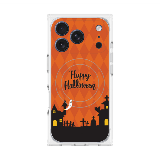 Premium Square Case with MagSafe［ Halloween World - Orange ］