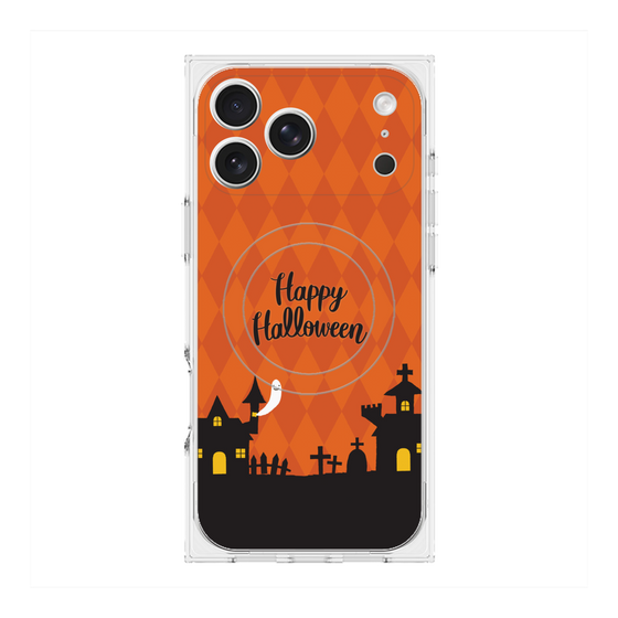 Premium Square Case with MagSafe［ Halloween World - Orange ］