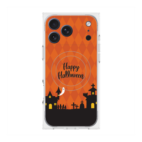 Premium Square Case with MagSafe［ Halloween World - Orange ］