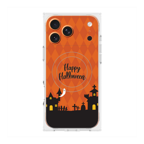 Premium Square Case with MagSafe［ Halloween World - Orange ］