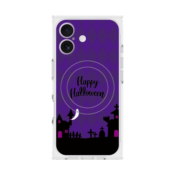 Premium Square Case with MagSafe［ Halloween World - Purple ］