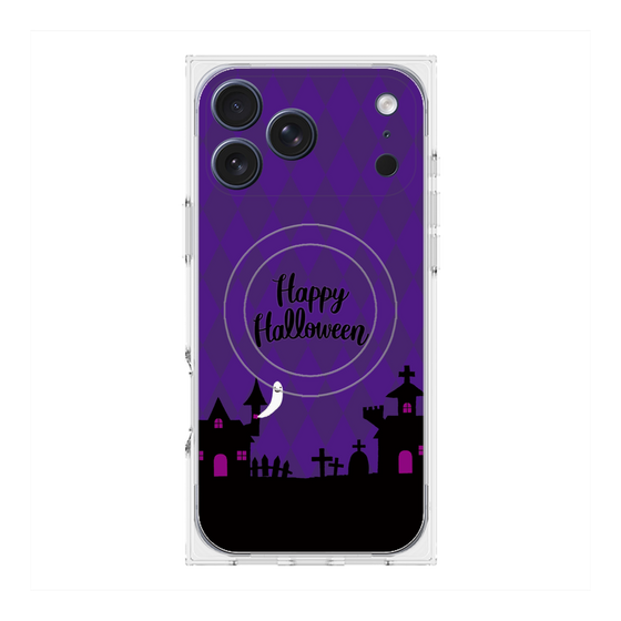 Premium Square Case with MagSafe［ Halloween World - Purple ］