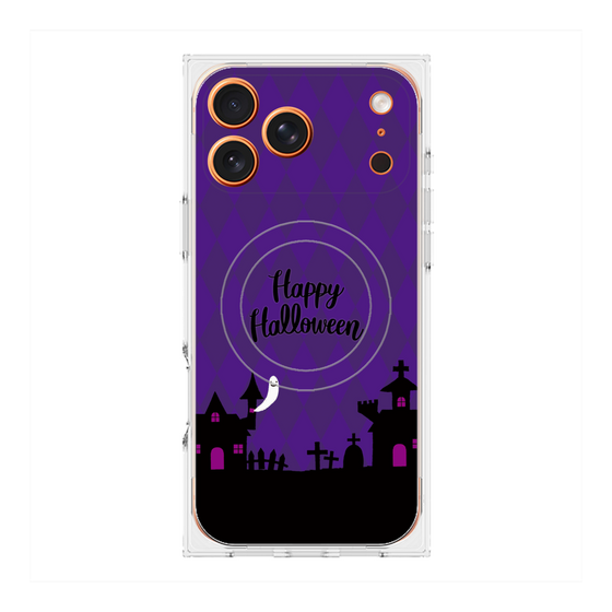 Premium Square Case with MagSafe［ Halloween World - Purple ］