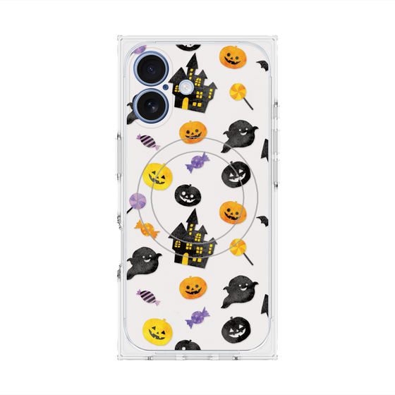 Premium Square Case with MagSafe［ Halloween Party - White ］