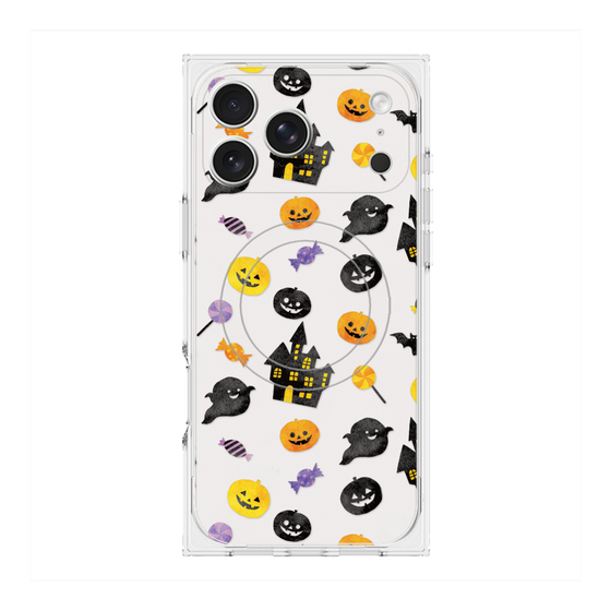 Premium Square Case with MagSafe［ Halloween Party - White ］