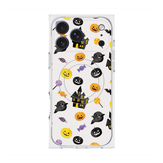 Premium Square Case with MagSafe［ Halloween Party - White ］
