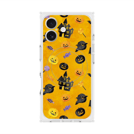 Premium Square Case with MagSafe［ Halloween Party - Orange ］