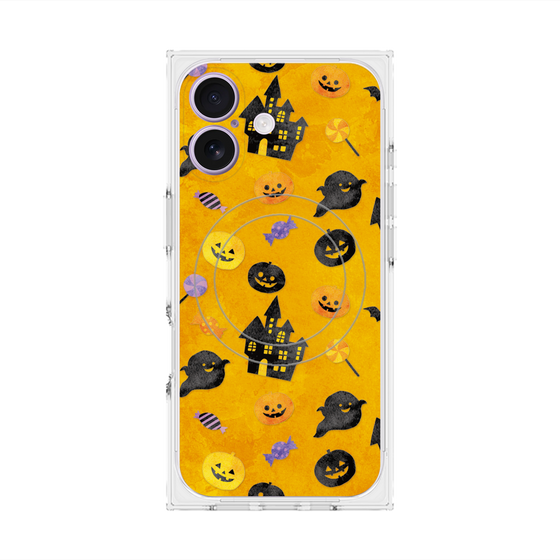 Premium Square Case with MagSafe［ Halloween Party - Orange ］