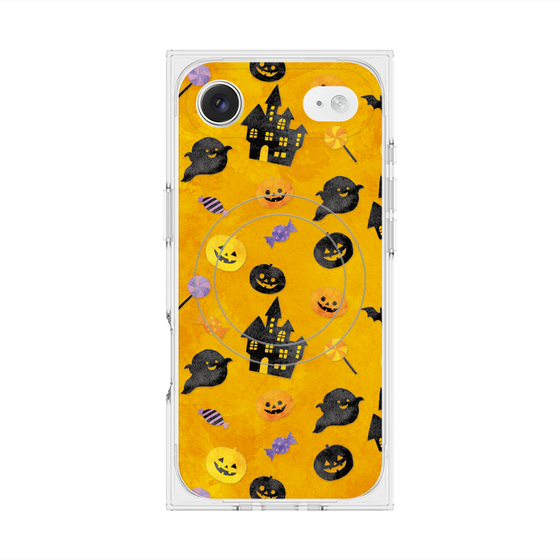 Premium Square Case with MagSafe［ Halloween Party - Orange ］
