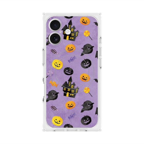 Premium Square Case with MagSafe［ Halloween Party - Purple ］