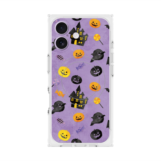 Premium Square Case with MagSafe［ Halloween Party - Purple ］