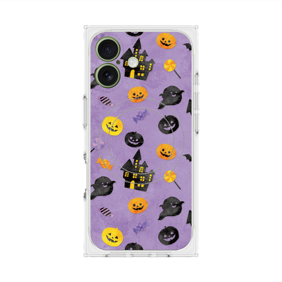 Premium Square Case with MagSafe［ Halloween Party - Purple ］