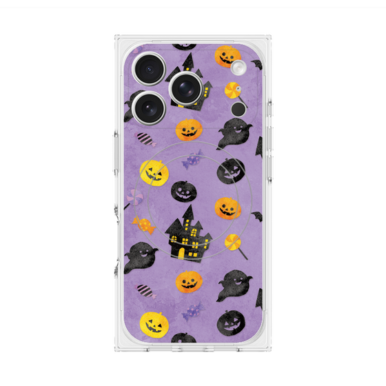Premium Square Case with MagSafe［ Halloween Party - Purple ］
