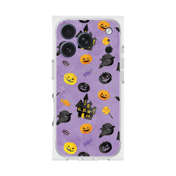 Premium Square Case with MagSafe［ Halloween Party - Purple ］